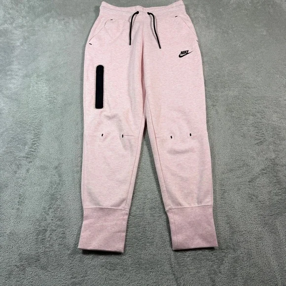 Nike Sportswear Tech Fleece Joggers Youth Medium Pink Slim Fit CZ2595-663 - Picture 1 of 11